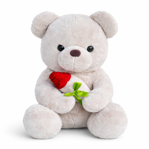Beez pehme karu roosiga 45cm